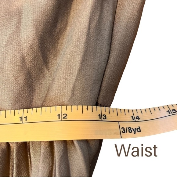 H&M Calf Length Midi Sleeveless Dress with Full & Drapey Plisse Skirt - Picture 8 of 16